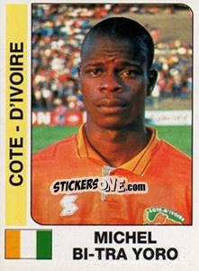 Cromo Michel Bi - Tra Yord - African Cup of Nations 1996 - Panini