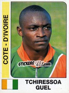 Figurina Tchiressoa Guel - African Cup of Nations 1996 - Panini