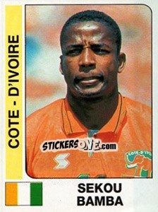 Sticker Sekou Bamba - African Cup of Nations 1996 n. 232 - Panini