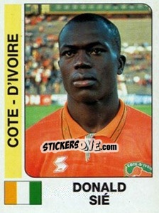 Cromo Donald Sie - African Cup of Nations 1996 - Panini