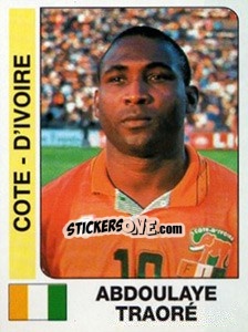 Cromo Abdoulaye Traore - African Cup of Nations 1996 - Panini