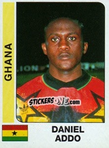 Cromo Daniel Addo - African Cup of Nations 1996 - Panini