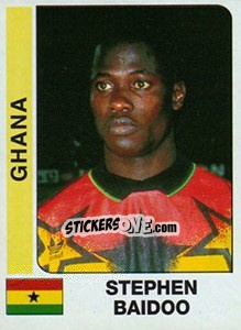 Cromo Stephen Baidoo - African Cup of Nations 1996 - Panini