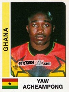Sticker Yaw Acheampong - African Cup of Nations 1996 - Panini