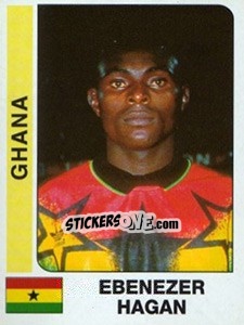 Cromo Ebenezer Hagan - African Cup of Nations 1996 - Panini