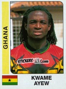 Cromo Kwame Ayew - African Cup of Nations 1996 - Panini