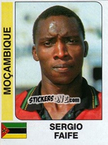 Cromo Sergio Faife - African Cup of Nations 1996 - Panini