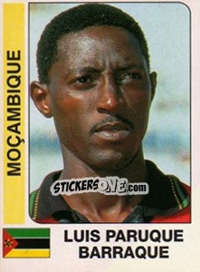 Sticker Luis Paruque Barraque - African Cup of Nations 1996 - Panini