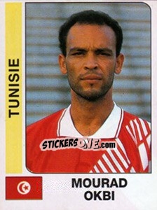 Figurina Mourad Okbi - African Cup of Nations 1996 - Panini