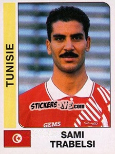 Cromo Sami Trabelsi - African Cup of Nations 1996 - Panini