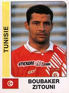 Sticker Boubaker Zitouni - African Cup of Nations 1996 n. 279 - Panini