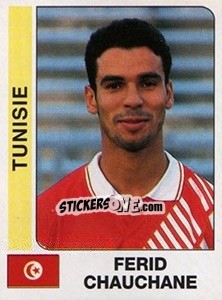 Sticker Ferid Chauchane - African Cup of Nations 1996 - Panini