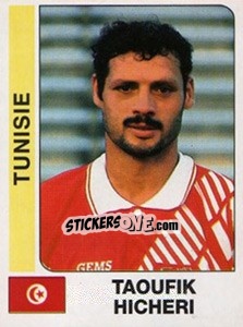 Sticker Taoufik Hicheri - African Cup of Nations 1996 - Panini