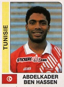 Sticker Abdelkader Ben Hassen - African Cup of Nations 1996 n. 287 - Panini