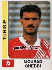 Cromo Mourad Chebbi - African Cup of Nations 1996 - Panini