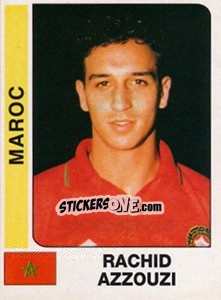 Cromo Rachid Azzouzi - African Cup of Nations 1996 - Panini