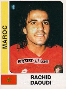 Cromo Rachid Daoudi - African Cup of Nations 1996 - Panini