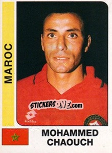 Cromo Mohammed Chaouch - African Cup of Nations 1996 - Panini