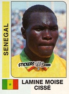 Sticker Lamine Moise Cisse - African Cup of Nations 1996 n. 301 - Panini