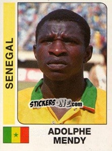 Cromo Adolphe Mendy - African Cup of Nations 1996 - Panini