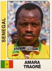 Cromo Amara Traore - African Cup of Nations 1996 - Panini