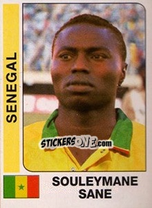 Cromo Souleymane Sane - African Cup of Nations 1996 - Panini