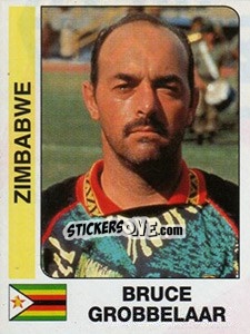Sticker Bruce Grobbelaar - African Cup of Nations 1996 - Panini