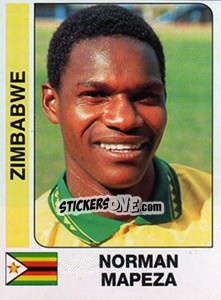 Cromo Norman Mapeza - African Cup of Nations 1996 - Panini