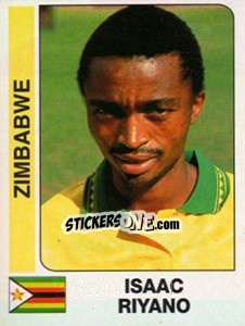 Cromo Isaac Riyano - African Cup of Nations 1996 - Panini