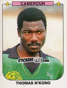 Cromo Thomas N'Kono - African Cup of Nations 1996 - Panini