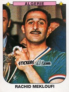 Sticker Rachid Mekloufi - African Cup of Nations 1996 n. 4 - Panini