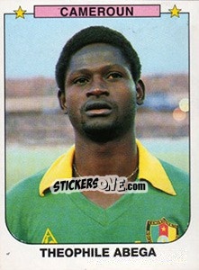 Sticker Theophile Abega - African Cup of Nations 1996 n. 5 - Panini