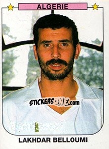 Figurina Lakhdar Belloumi - African Cup of Nations 1996 - Panini