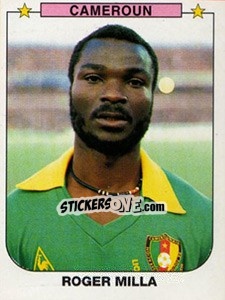 Sticker Roger Milla - African Cup of Nations 1996 n. 9 - Panini