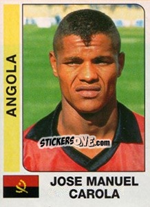 Cromo Jose Manuel Carola - African Cup of Nations 1996 - Panini