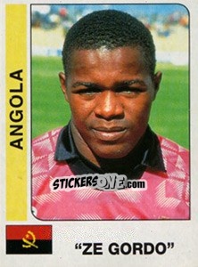 Figurina Ze Gordo - African Cup of Nations 1996 - Panini