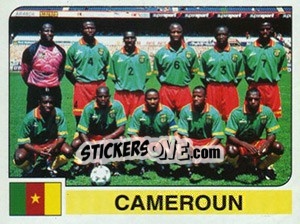 Figurina Team - African Cup of Nations 1996 - Panini