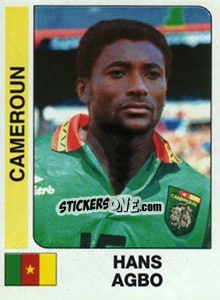 Cromo Hans Agbo - African Cup of Nations 1996 - Panini