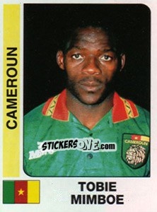 Cromo Tobie Mimboe - African Cup of Nations 1996 - Panini