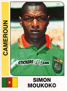 Cromo Simon Moukoko - African Cup of Nations 1996 - Panini