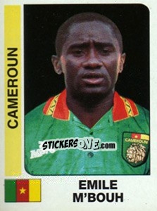 Sticker Emile M'Bouh - African Cup of Nations 1996 - Panini
