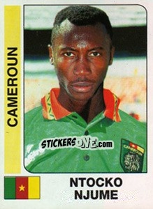 Sticker Ntocko Njume - African Cup of Nations 1996 n. 43 - Panini