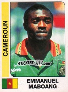 Cromo Emmanuel Maboang - African Cup of Nations 1996 - Panini