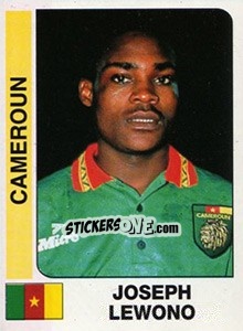 Cromo Joseph Lewono - African Cup of Nations 1996 - Panini