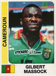 Figurina Gilbert Massock - African Cup of Nations 1996 - Panini