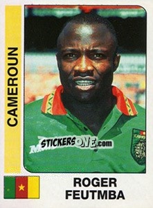 Sticker Roger Feutmba - African Cup of Nations 1996 - Panini