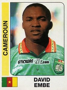 Cromo David Embe - African Cup of Nations 1996 - Panini