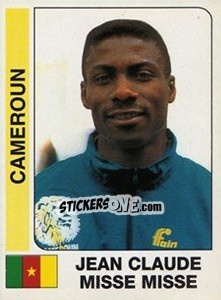 Cromo Jean Claude Misse - African Cup of Nations 1996 - Panini