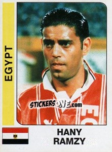 Figurina Hany Ramzy - African Cup of Nations 1996 - Panini