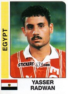 Sticker Yasser Radwan - African Cup of Nations 1996 - Panini